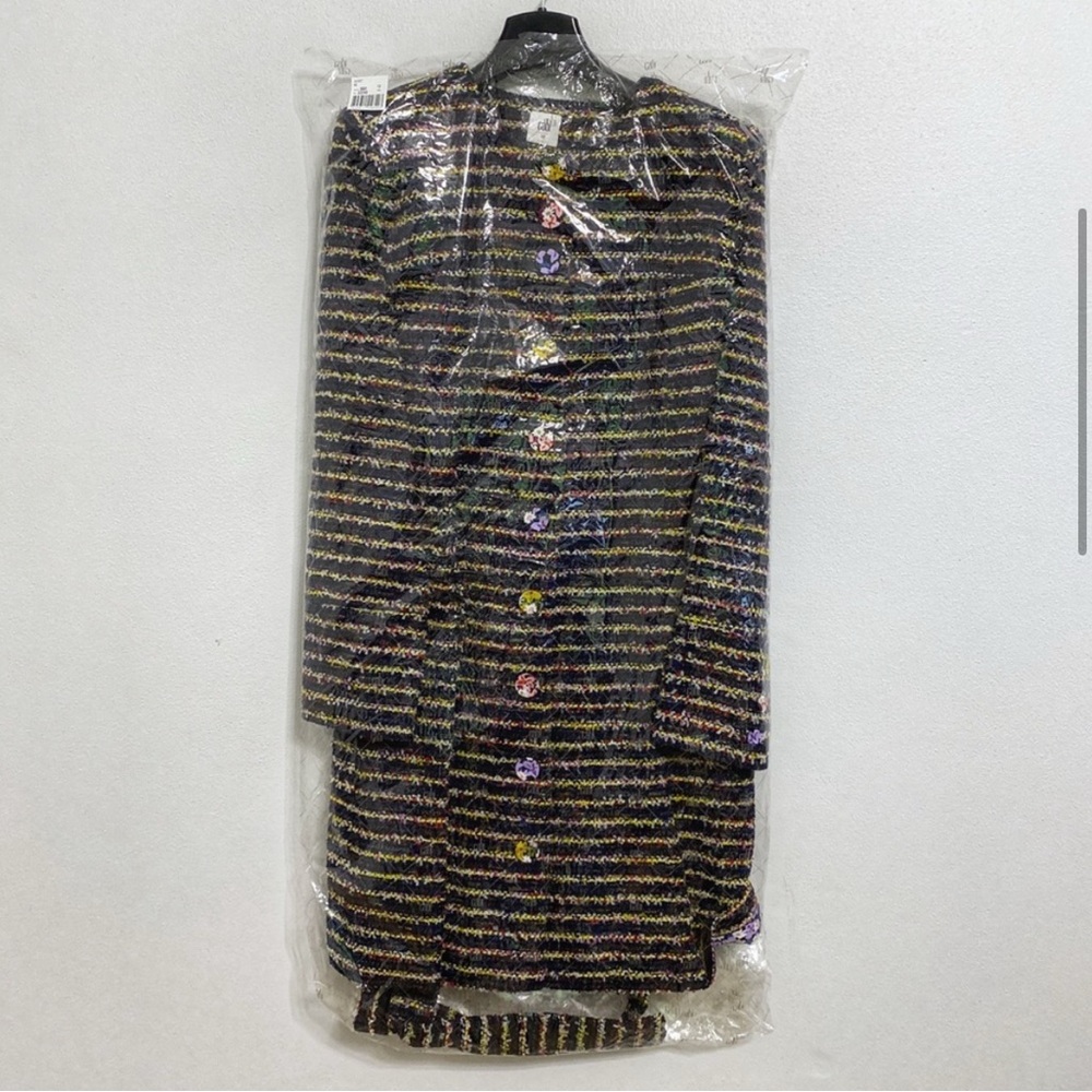 NWT 🪻Cabi Tweed Button up Coat - Picture 14 of 16